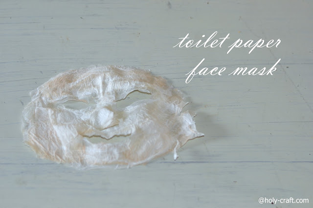 toilet paper face mask