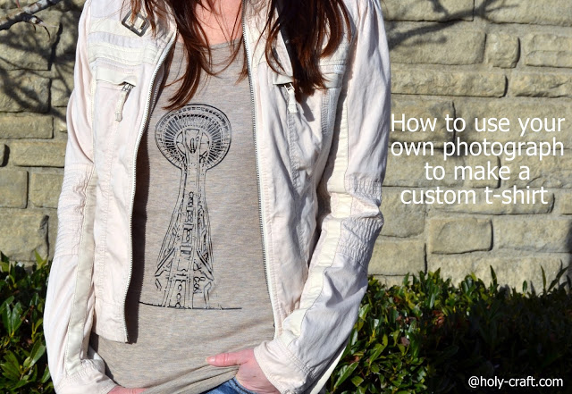 using a photograph to make a t-shirt