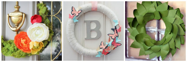 easy to make spring wreaths