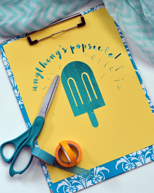 deco foil anything's popsicle summer sign deco foil anything's popsicle summer sign