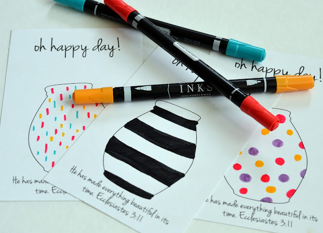 free printable coloring flower vase for Mother's day or May day free printable coloring flower vase for Mother's day or May day