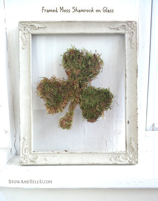 Stow and Tell U Framed Moss Shamrock