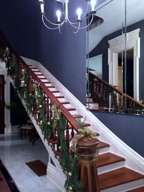 historic home decorated for Christmas historic home decorated for Christmas