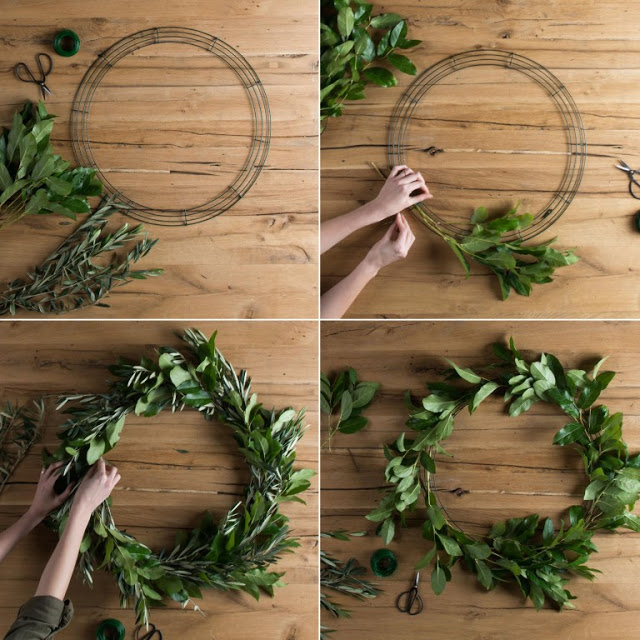 Magnolia Market spring greenery wreath