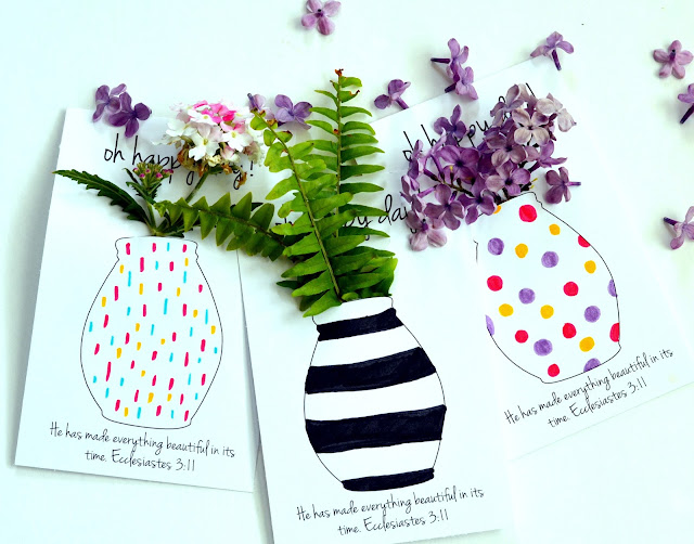 free printable coloring flower vase for Mother's day or May day free printable coloring flower vase for Mother's day or May day with Ecclesiastes 3:11