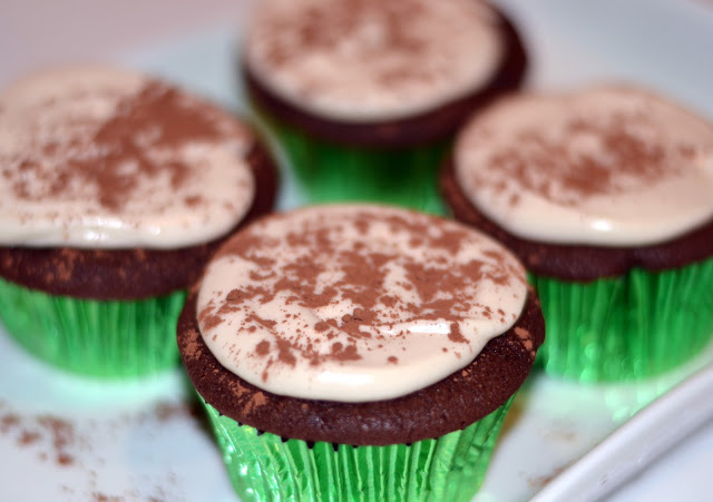 chocolate espresso cupcake with Kahlua cream cheese frosting chocolate espresso cupcake with Kahlua cream cheese frosting