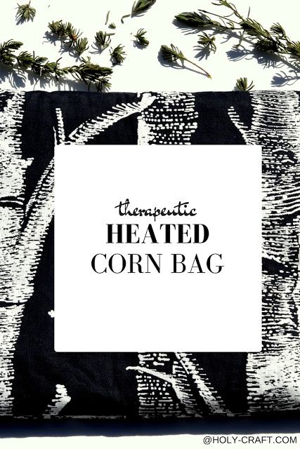 How to make a therapeutic heated corn bag