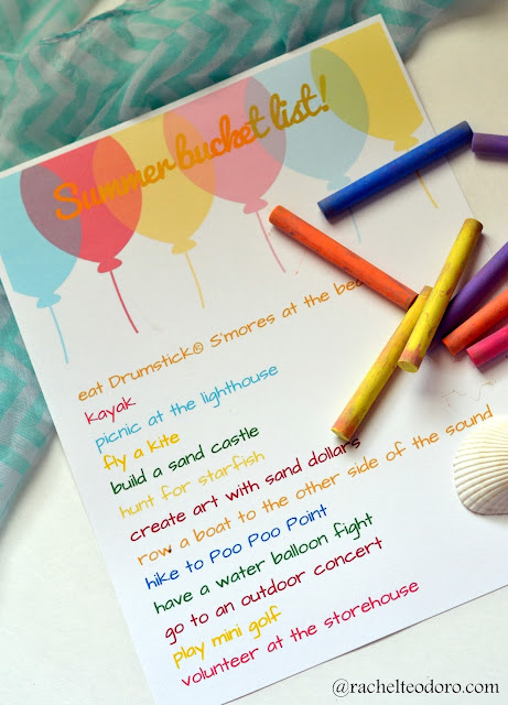use this free printable to write down all the things you want to do with your family this summer