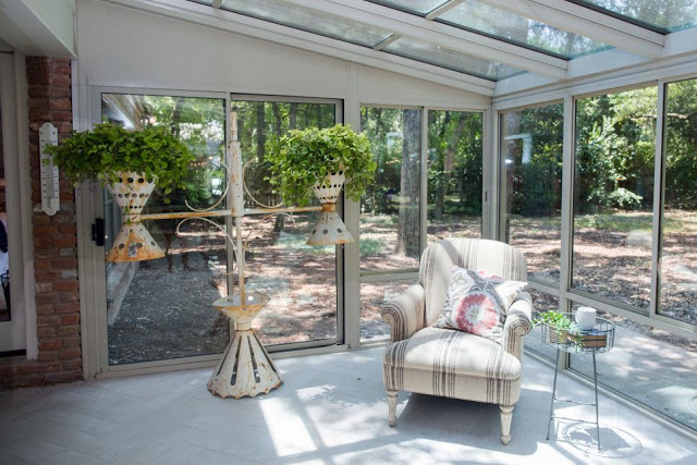 fixer upper client home sun room sun room with wayfair chair