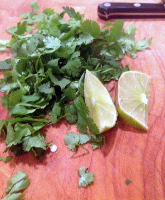 cilantro and lime cilantro and lime