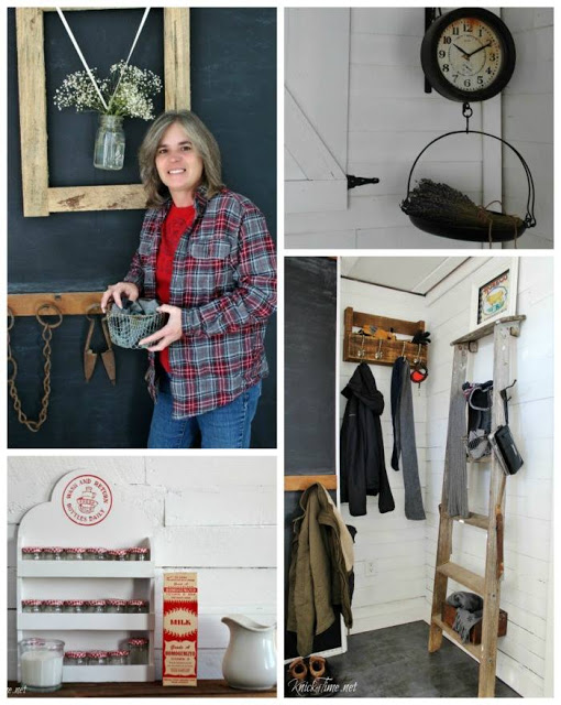 Knick of Time Remodeled entryway and makeover