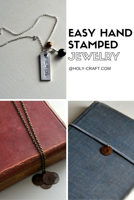 Easy to make hand stamped jewelry even a beginner can make