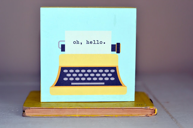 DIY sign from scrapbook paper Oh Hello DIY sign from scrapbook paper