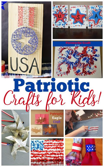 20 Patriotic Crafts for kids fourth of July, military homecoming