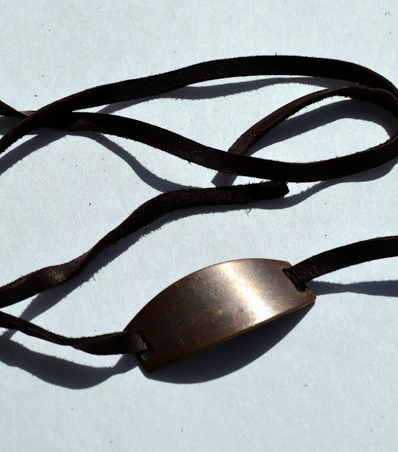 easy to make brass tie wrap leather bracelet easy to make brass tie wrap leather bracelet