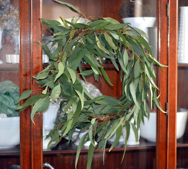 Spring greenery wreath fail