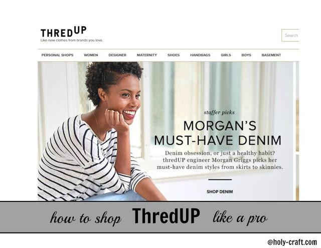How to shop ThredUp like a Pro saving money using an on-line thrift store