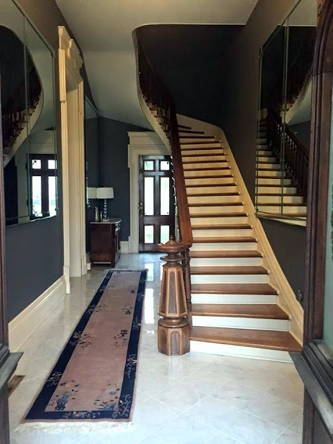 grand staircase in historic mansion historic home, rehab addict, fixer upper