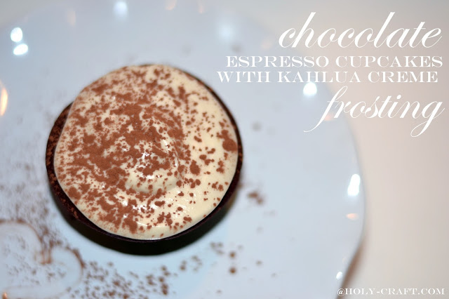 chocolate espresso cupcakes with kahlua creme frosting mudslide cupcakes