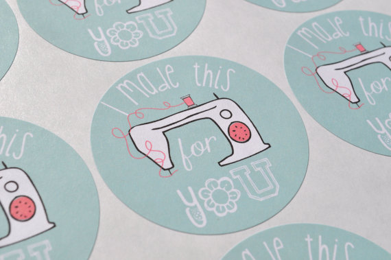 I Made You Something Packaging Sticker Labels