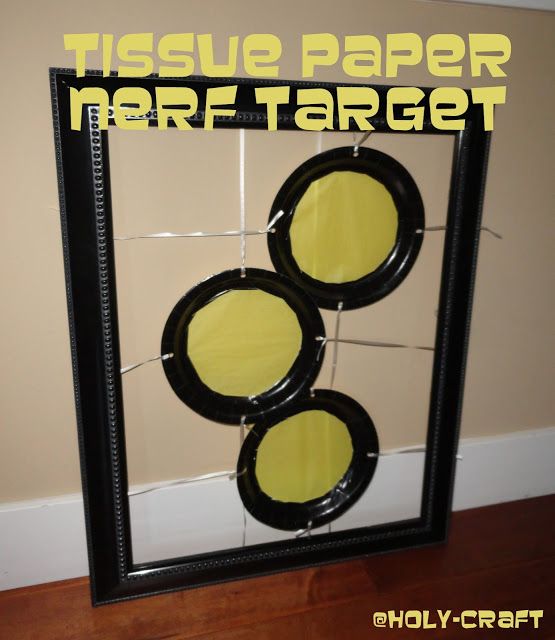 Holy Craft: Nerf target practice birthday party
