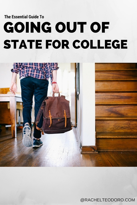 The Essential Guide to Going out of State to College high school graduation, how to pack for college, dorm living, first apartment