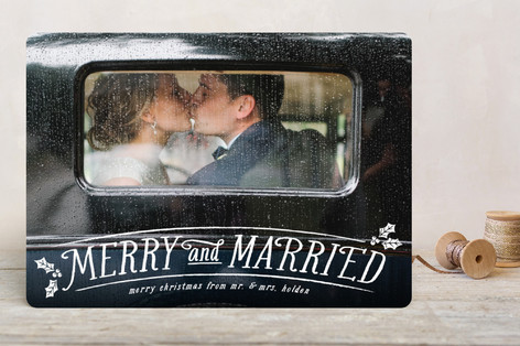 Merry and Married Holiday Photo Cards