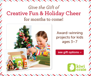 Delightful kids' crafts delivered right to your door.  Shop Kiwi Crate! ››