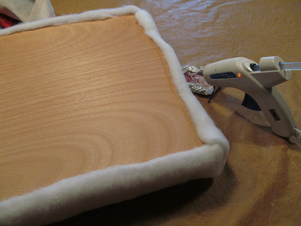 Foam attached to plywood top Foam attached to plywood top