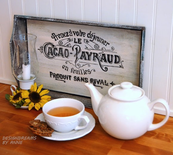 FRENCH GRAPHIC TRAY MAKEOVER