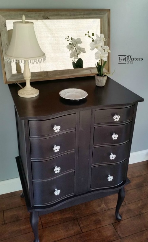 Repurposed Desk Dressing Table