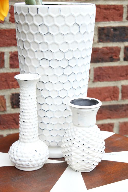 Trash to Treasure Painted Vases