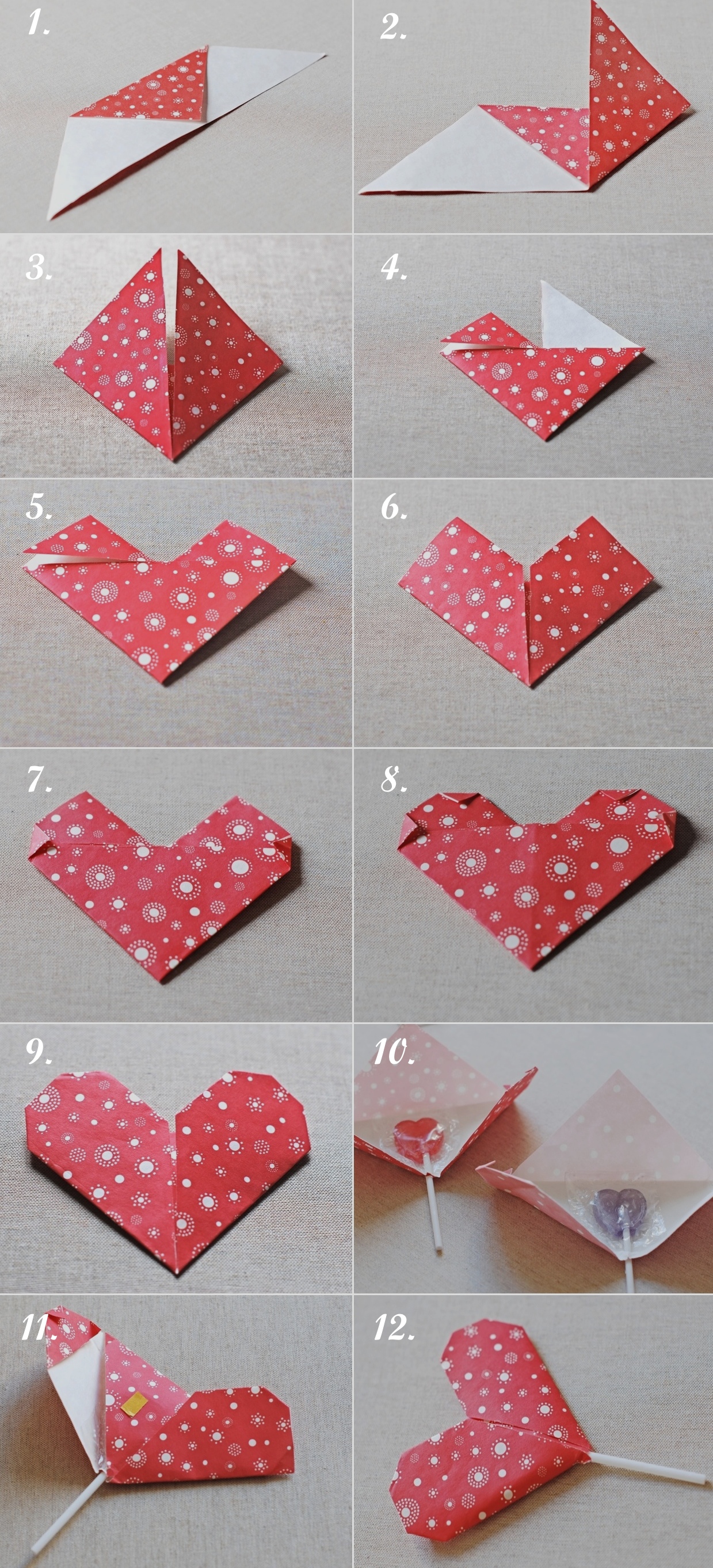 DIY. Corazones para San Valentín-instrucciones/Valentine's day hearts-instructions